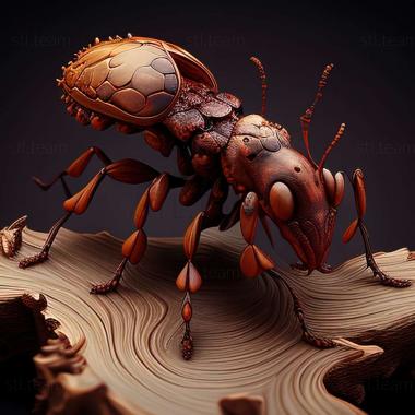 3D модель Myrmica rugulosa (STL)